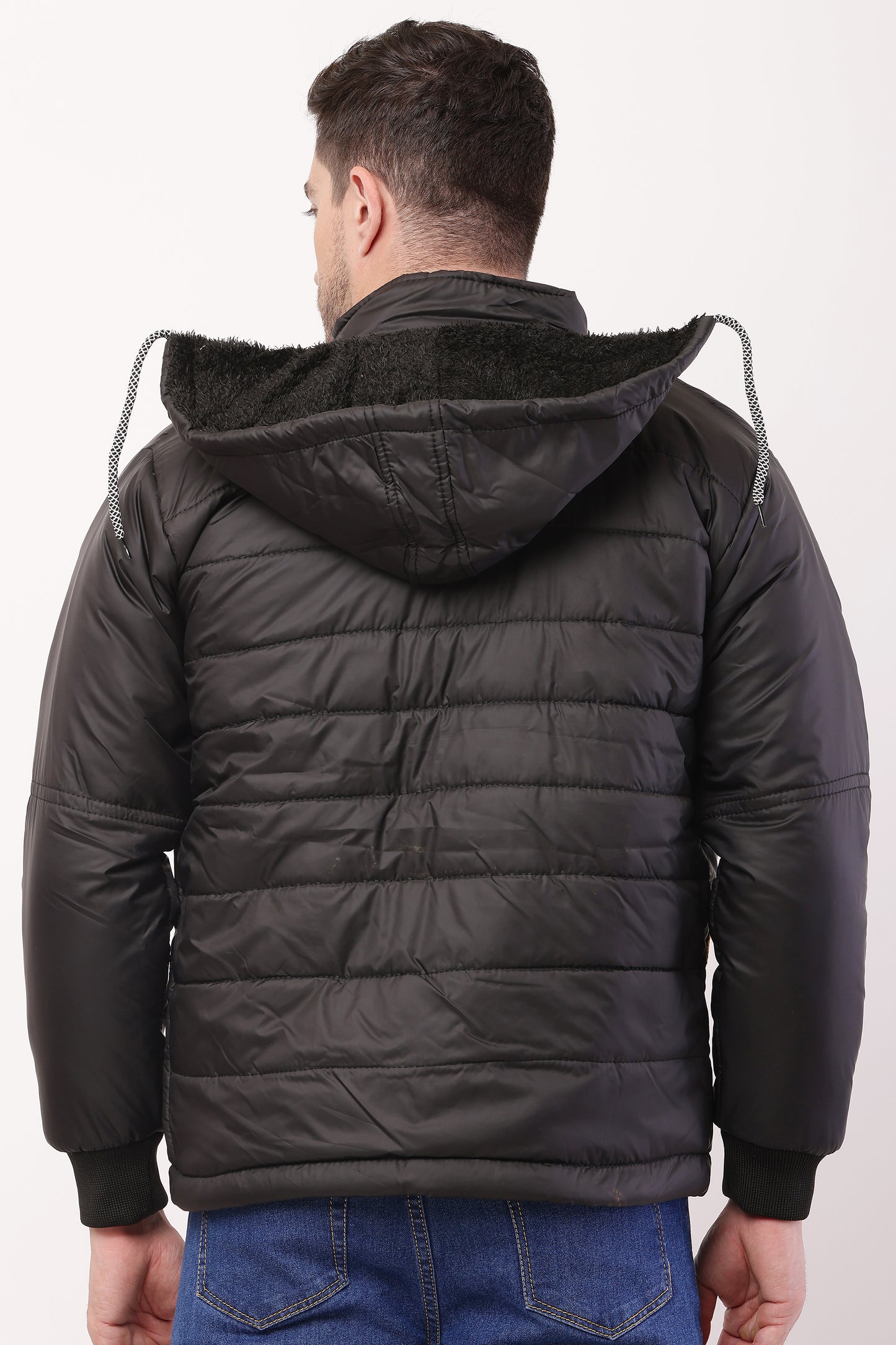 'Wolver' Men Stylish Black  Cape bomber Jacket