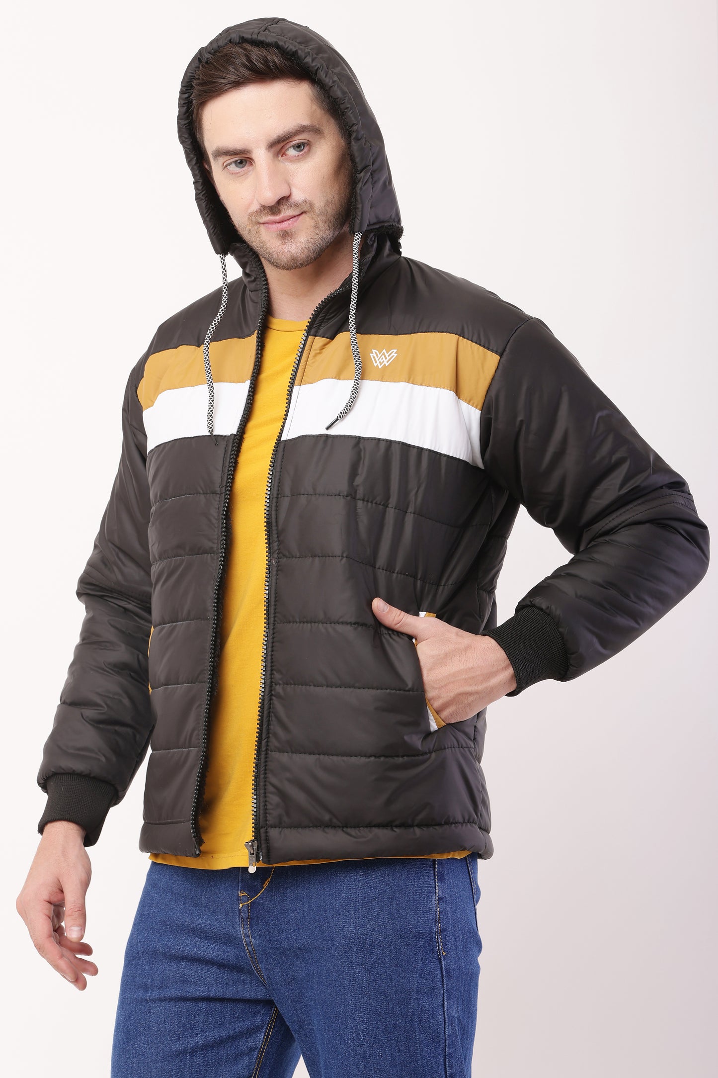 'Wolver' Men Stylish Black  Cape bomber Jacket