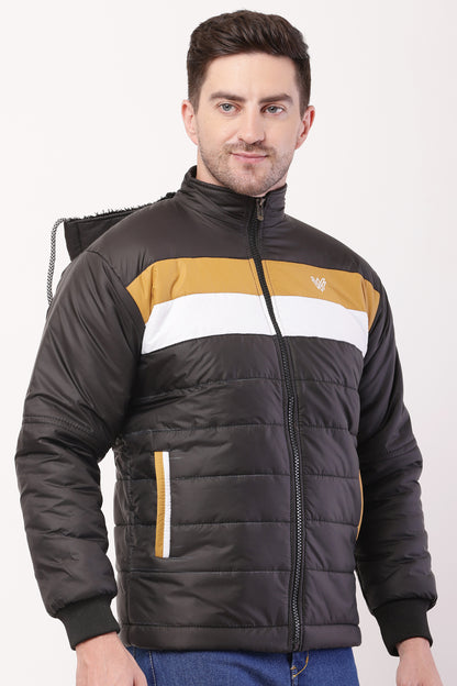 'Wolver' Men Stylish Black  Cape bomber Jacket