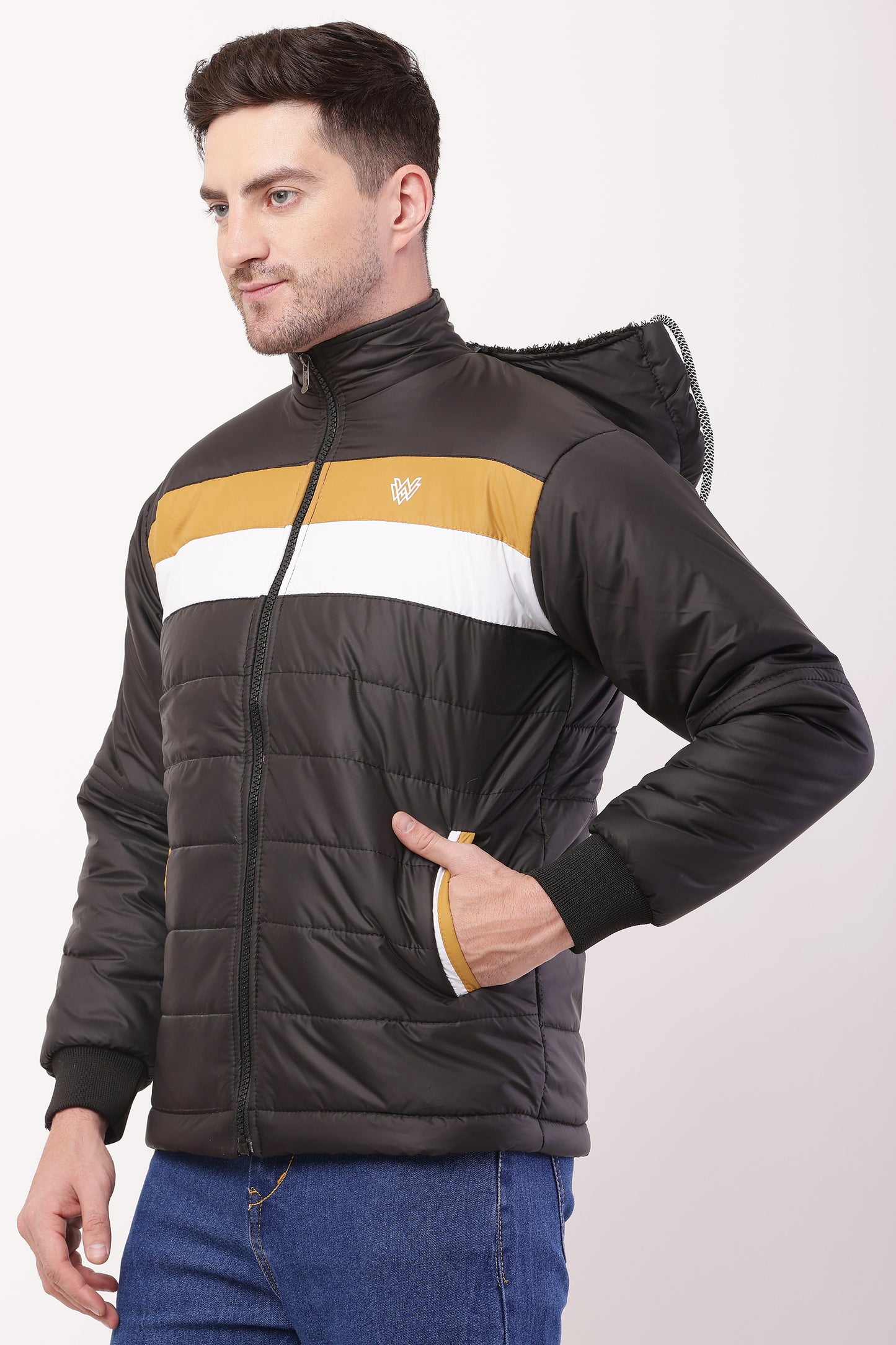 'Wolver' Men Stylish Black  Cape bomber Jacket