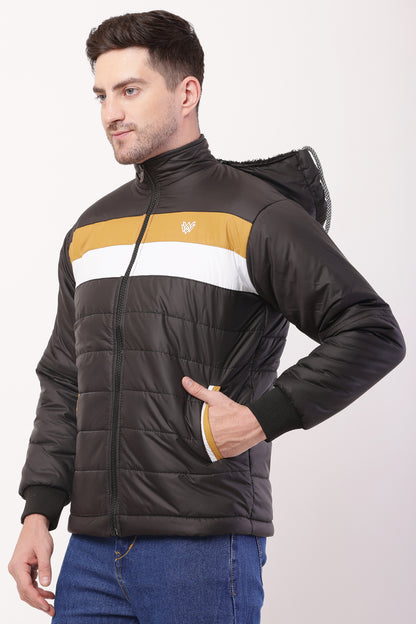 'Wolver' Men Stylish Black  Cape bomber Jacket